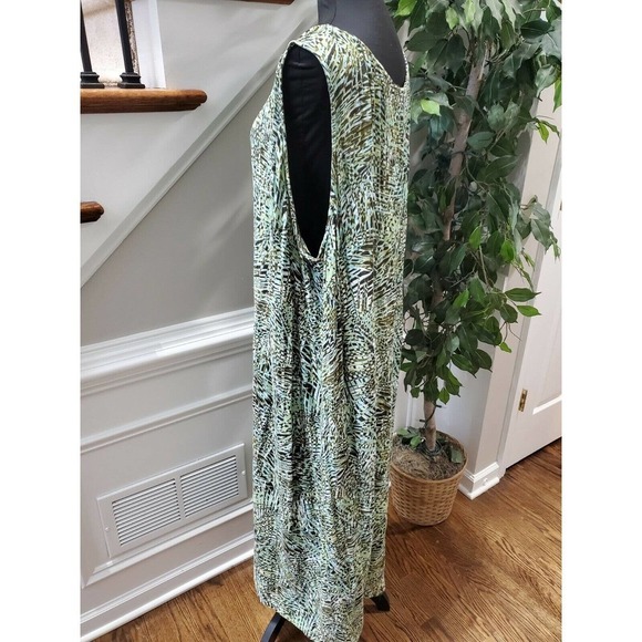 Studio 1940 Women Multicolor Rayon Sleeveless Scoop Neck Long Maxi Dress Size 32 - Picture 6 of 10